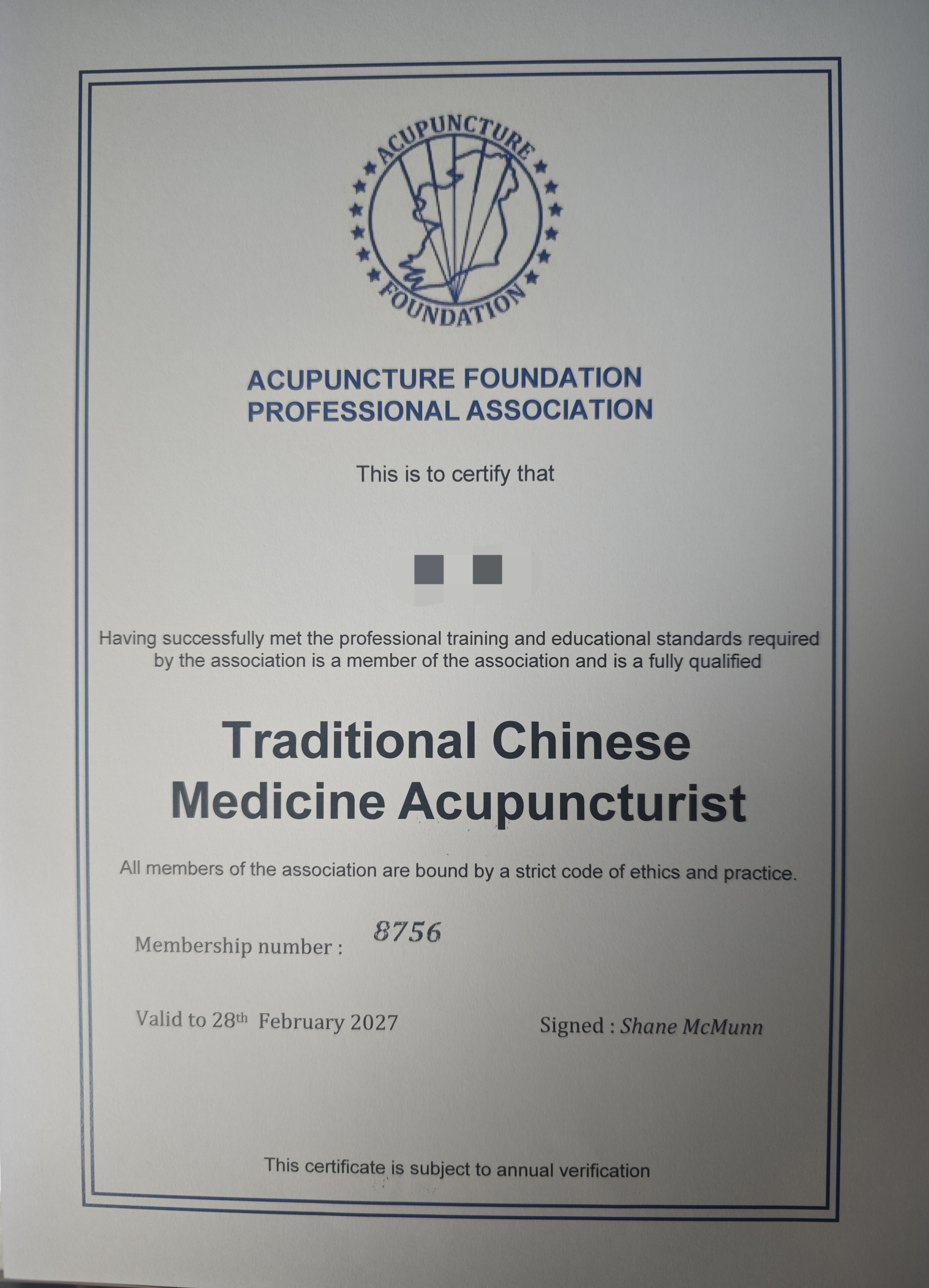 Certificate 1